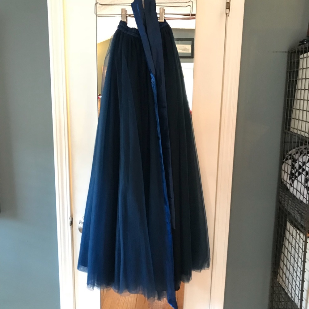 Stunning Navy Tulle ball skirt